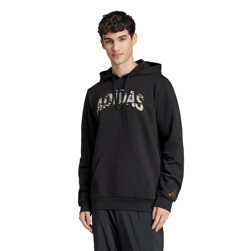 Sweat-shirt à capuche  de Adidas - M C Camo LIN HD - S à XXL - pour Homme - noir - Adidas - View 2