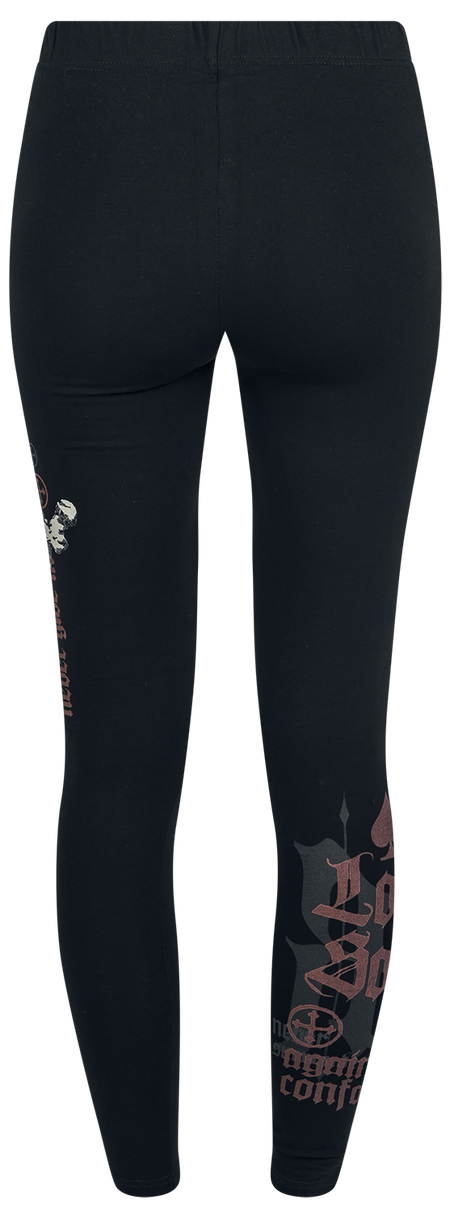 Legging  de Rock Rebel by EMP - Leggings with Skull Print - S à XXL - pour Femme - noir - Rock Rebel by EMP - View 2