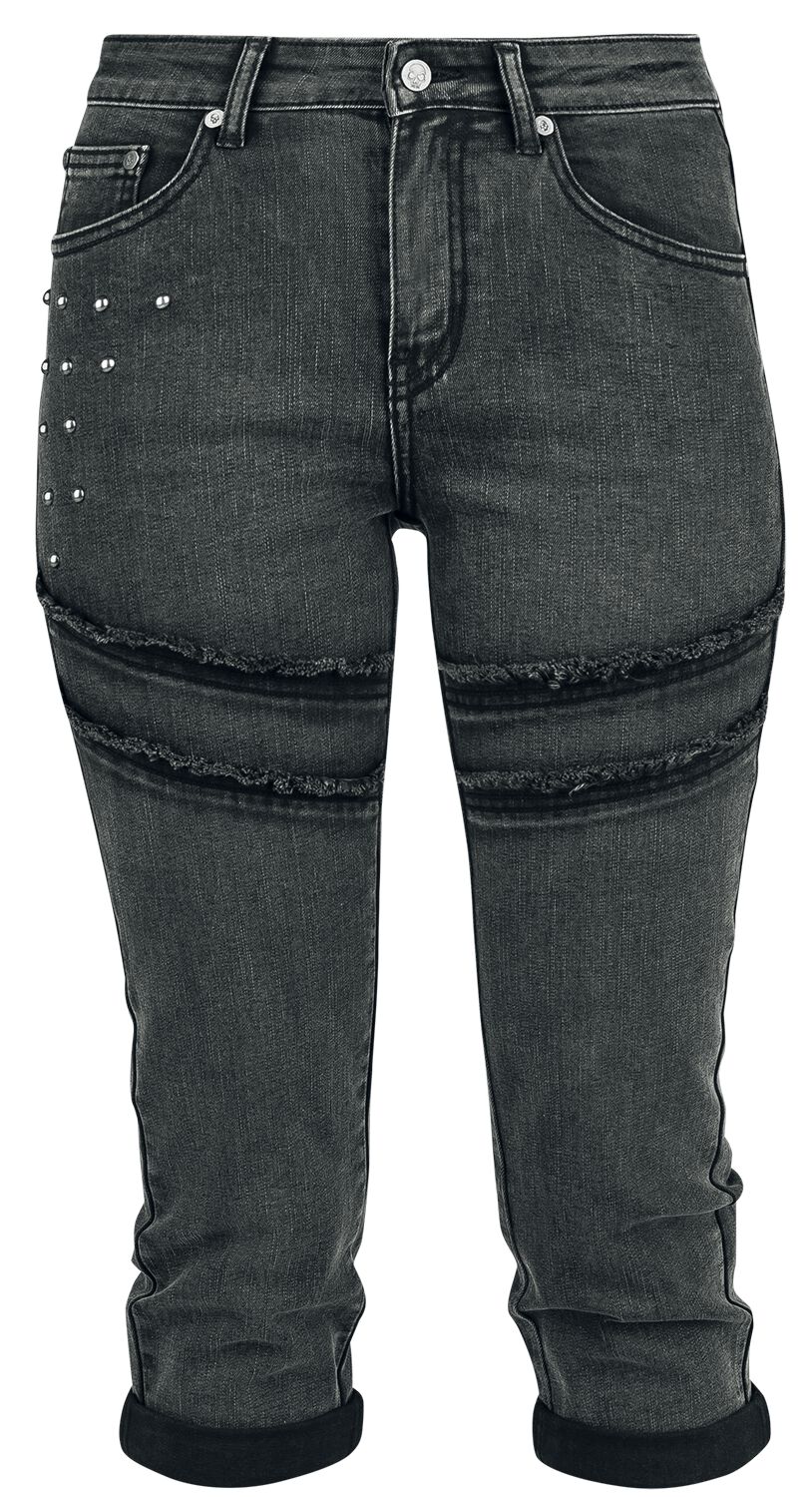 Short  de Rock Rebel by EMP - 27 à 32 - pour Femme - noir - Rock Rebel by EMP