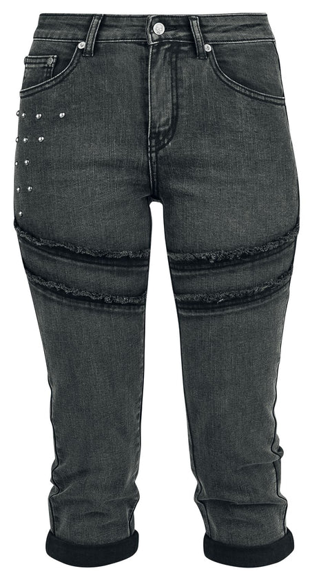 Short  de Rock Rebel by EMP - 27 à 32 - pour Femme - noir - Rock Rebel by EMP