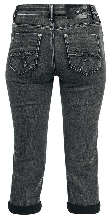 Short  de Rock Rebel by EMP - 27 à 32 - pour Femme - noir - Rock Rebel by EMP - View 2