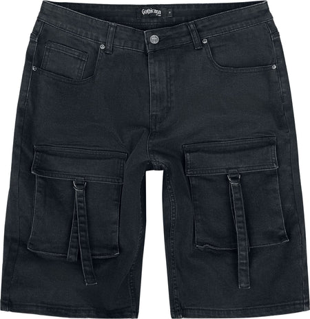 Short  de Gothicana by EMP - Basic Shorts - S à XXL - pour Homme - noir - Gothicana by EMP