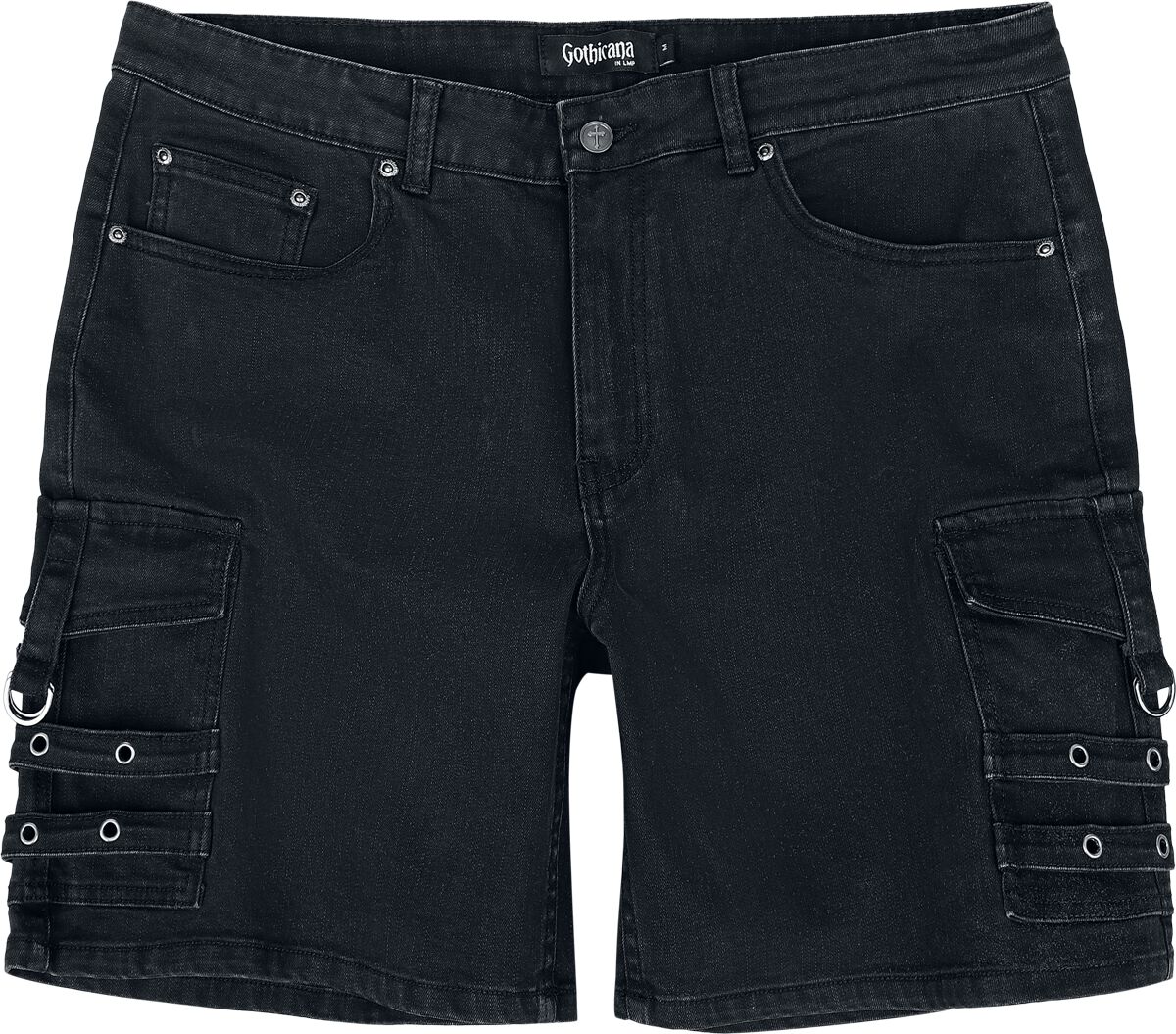 Short Gothic de Gothicana by EMP - Basic Shorts - S à XXL - pour Homme - noir - Gothicana by EMP
