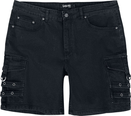 Short Gothic de Gothicana by EMP - Basic Shorts - S à XXL - pour Homme - noir - Gothicana by EMP