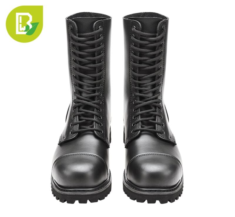 Bottes Gothic de Brandit - Vegantom - Bottes 14 Trous - EU38 à EU47 - pour Unisexe - noir - Brandit