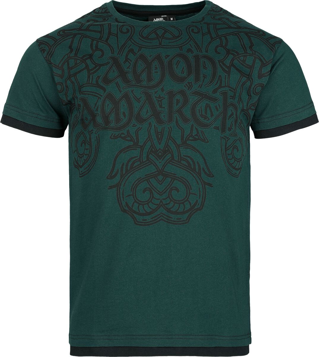 T-Shirt Manches courtes  de Amon Amarth - EMP Signature Collection - S à 3XL - pour Homme - noir/vert foncé - Amon Amarth