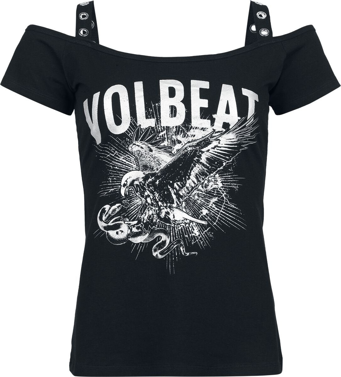 T-Shirt Manches courtes  de Volbeat - EMP Signature Collection - S à XXL - pour Femme - noir - Volbeat