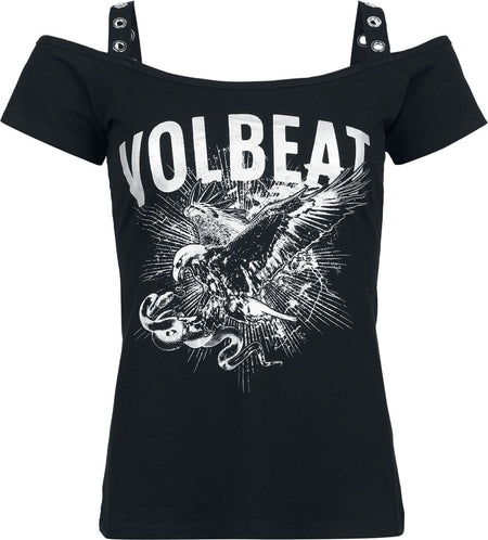 T-Shirt Manches courtes  de Volbeat - EMP Signature Collection - S à XXL - pour Femme - noir - Volbeat