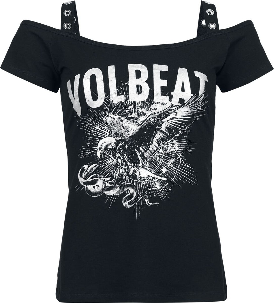 T-Shirt Manches courtes  de Volbeat - EMP Signature Collection - S à XXL - pour Femme - noir - Volbeat