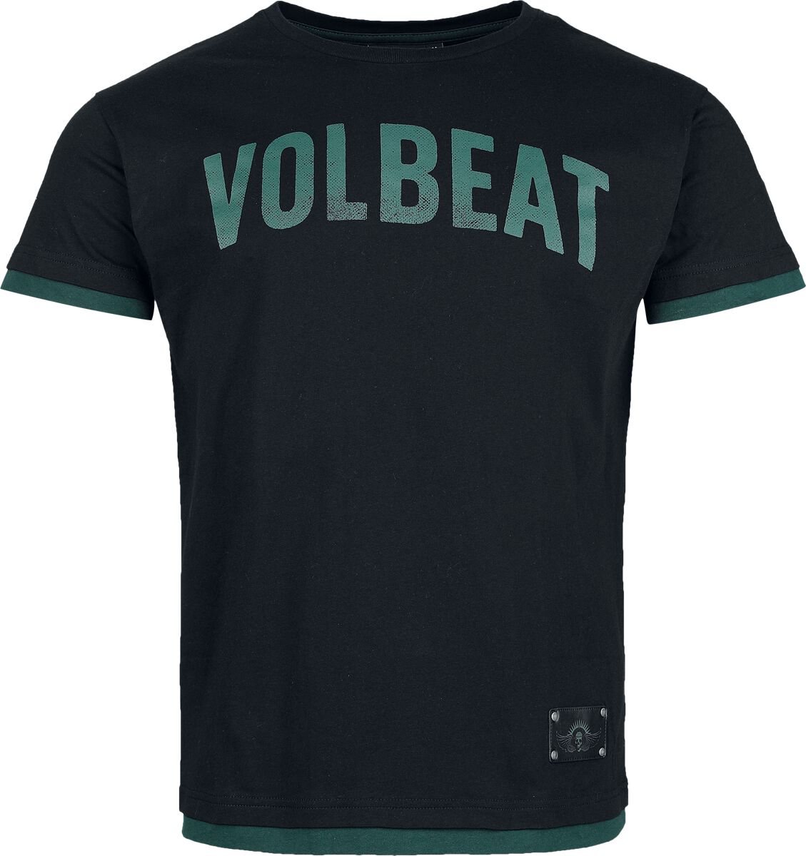T-Shirt Manches courtes  de Volbeat - EMP Signature Collection - S à M - pour Homme - noir/vert foncé - Volbeat