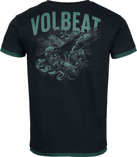 T-Shirt Manches courtes  de Volbeat - EMP Signature Collection - S à 3XL - pour Homme - noir/vert foncé - Volbeat - View 2