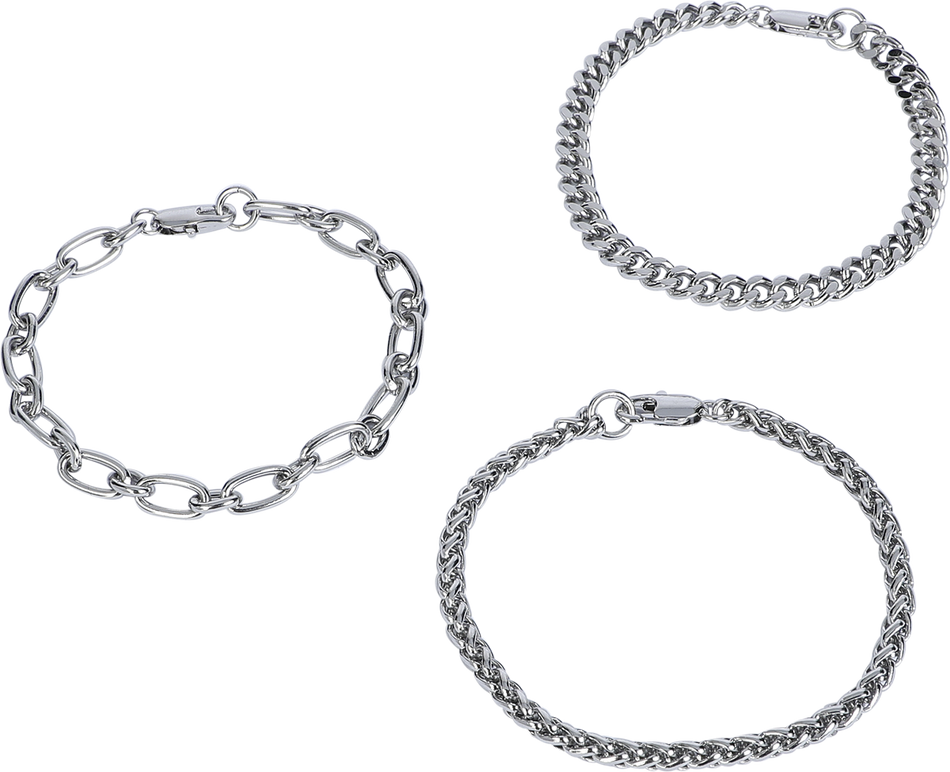 Set de bracelets  de Black Premium by EMP - Basic - pour Unisexe - couleur argent - Black Premium by EMP - View 2