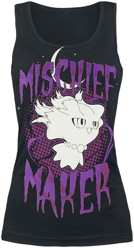 Top Gaming de Pokémon - Misdreavus – Créateur de Malice - S à XL - pour Femme - noir - Pokémon