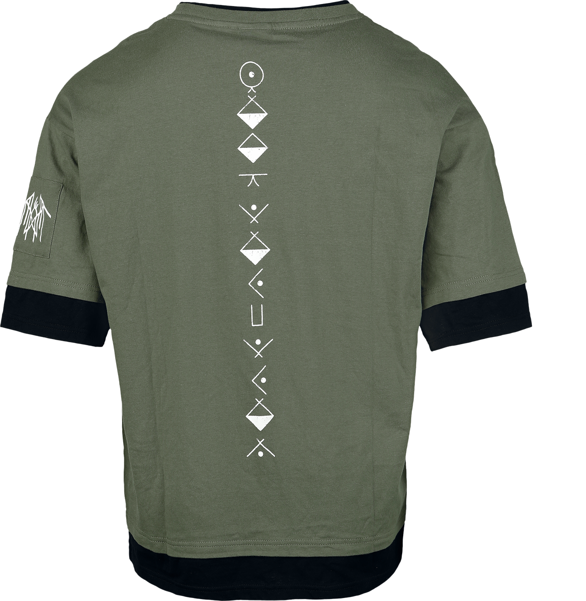 T-Shirt Manches courtes  de Sleep Token - EMP Signature Collection - S à XL - pour Homme - noir/vert foncé - Sleep Token - View 2