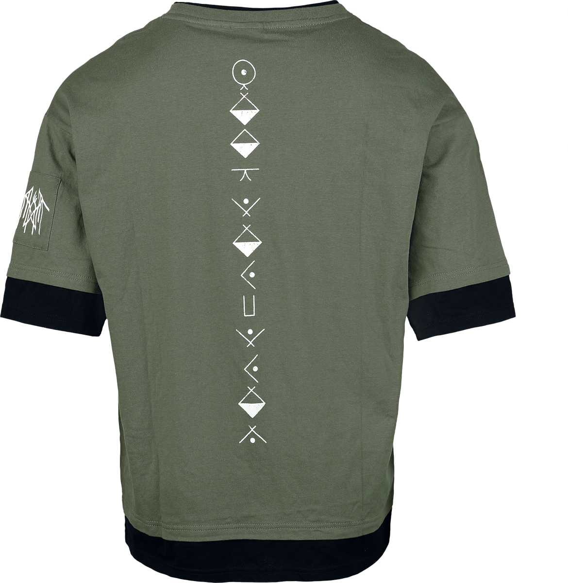 T-Shirt Manches courtes  de Sleep Token - EMP Signature Collection - S à L - pour Homme - noir/vert foncé - Sleep Token - View 2