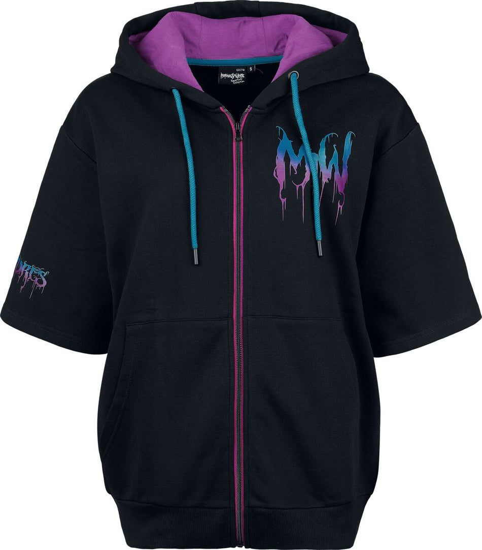 Sweat-shirt zippé à capuche  de Motionless In White - EMP Signature Collection - XS à XXL - pour Femme - noir - Motionless In White