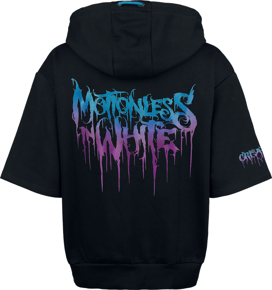 Sweat-shirt zippé à capuche  de Motionless In White - EMP Signature Collection - XS à S - pour Femme - noir - Motionless In White - View 2
