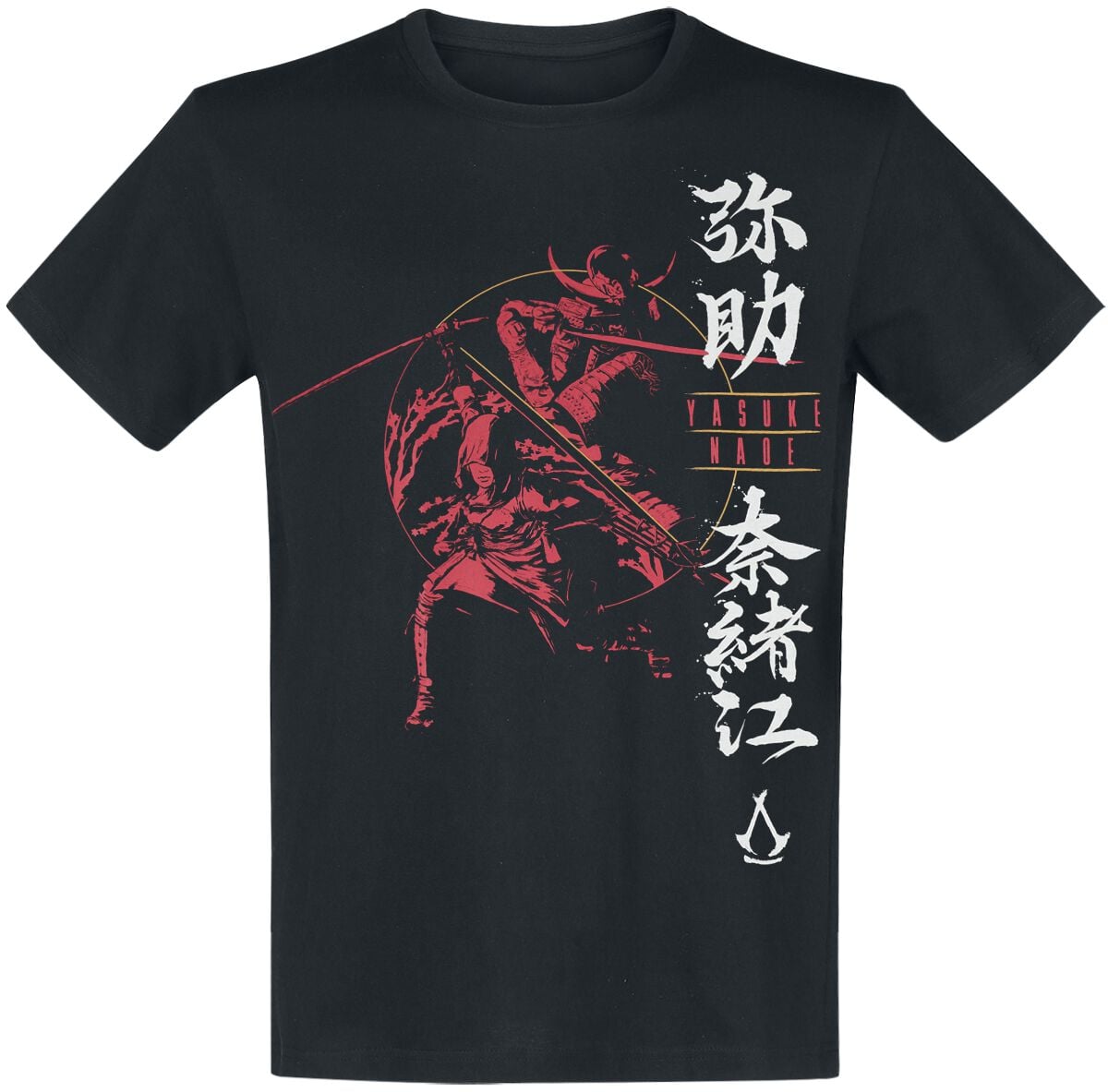 T-Shirt Manches courtes Gaming de Assassin's Creed - Shadows - T-Shirt - S à XXL - pour Homme - noir - Assassin's Creed