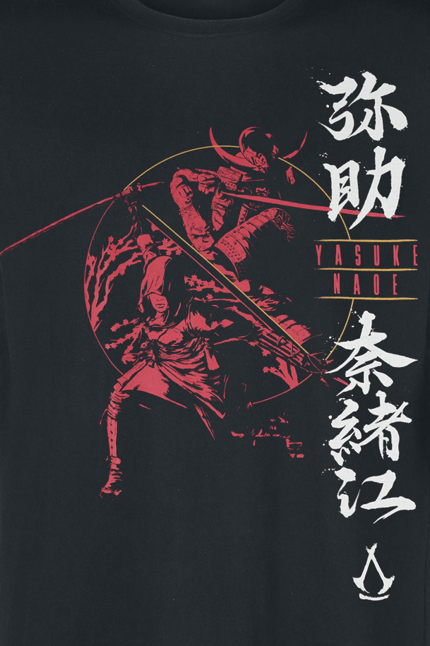 T-Shirt Manches courtes Gaming de Assassin's Creed - Shadows - T-Shirt - S à XXL - pour Homme - noir - Assassin's Creed - View 2