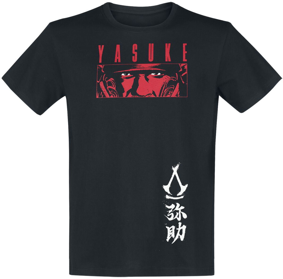 T-Shirt Manches courtes Gaming de Assassin's Creed - Shadows - S à XXL - pour Homme - noir - Assassin's Creed