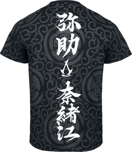 T-Shirt Manches courtes Gaming de Assassin's Creed - Shadows Kanji Clan - S à XXL - pour Homme - noir - Assassin's Creed - View 2