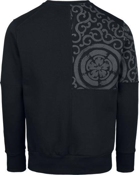 Sweat-shirt Gaming de Assassin's Creed - Shadows - Cut & Sew - S à XXL - pour Unisexe - noir - Assassin's Creed - View 2