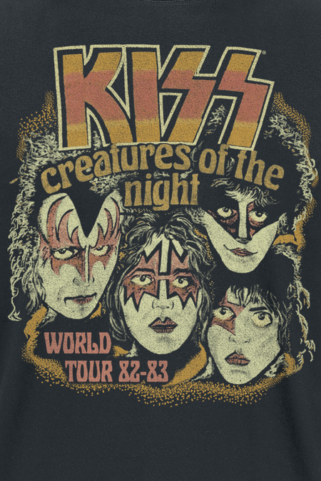 T-Shirt Manches courtes  de Kiss - Creatures World Tour - S à XXL - pour Homme - noir - Kiss - View 2