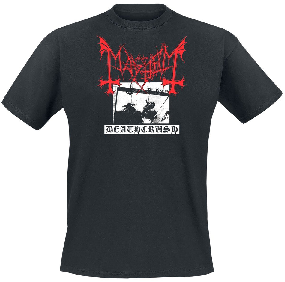 T-Shirt Manches courtes  de Mayhem - Deathcrush - S à M - pour Homme - noir - mayhem