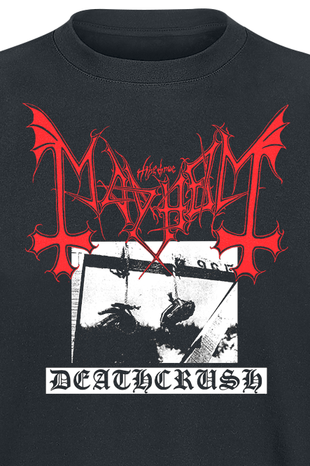 T-Shirt Manches courtes  de Mayhem - Deathcrush - S à M - pour Homme - noir - mayhem - View 2