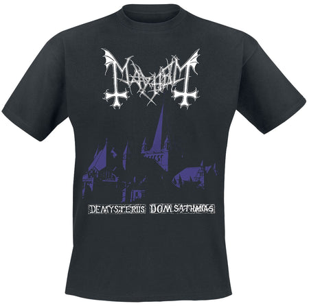 T-Shirt Manches courtes  de Mayhem - Purple De Mysteriis Dom Sathanas - S à XXL - pour Homme - noir - mayhem