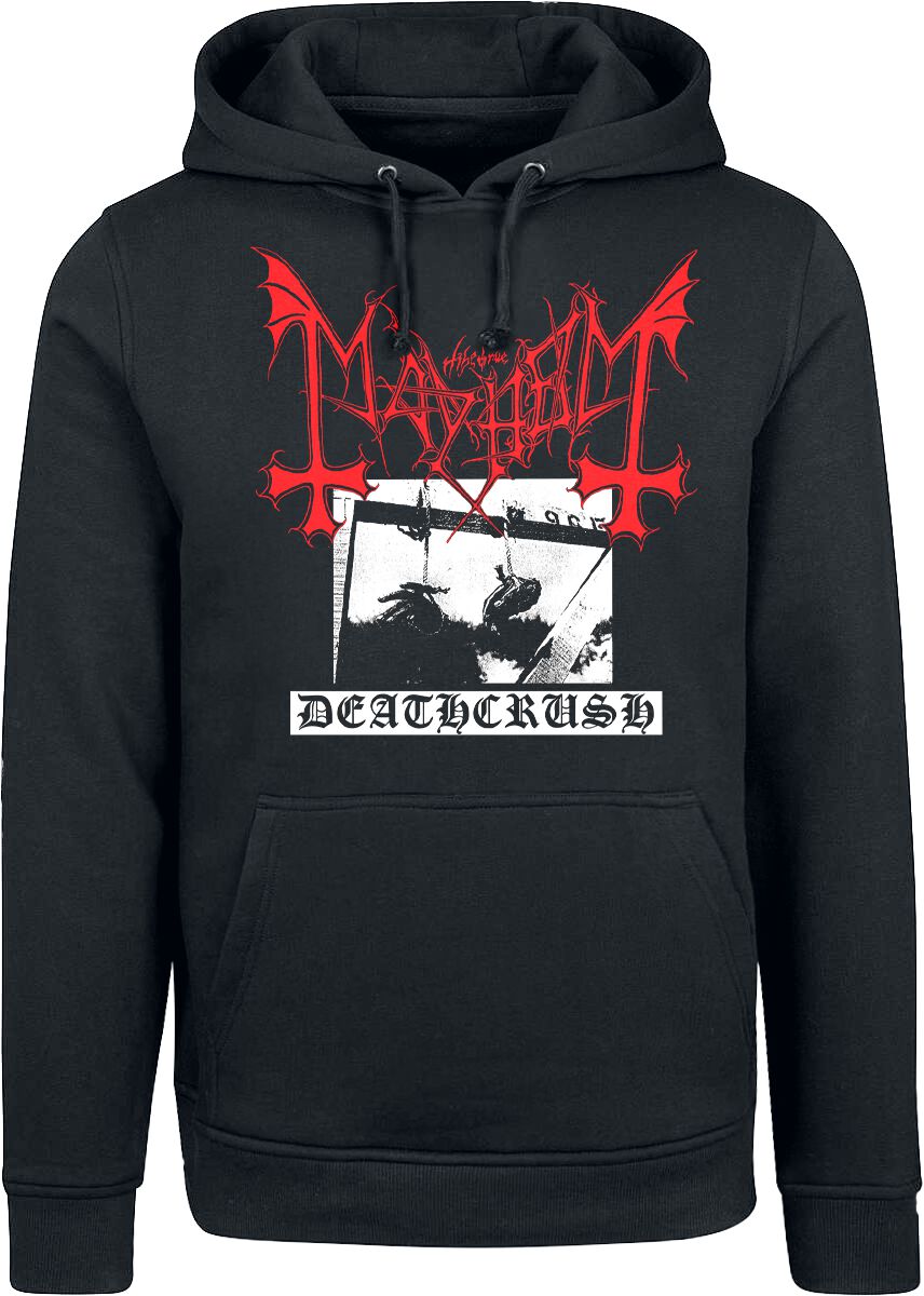 Sweat-shirt à capuche  de Mayhem - Deathcrush - S à XXL - pour Homme - noir - mayhem