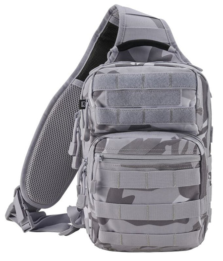 Sac à dos  de Brandit - US Cooper Sling Pack Medium Blizzard Camo - pour Unisexe - camouflage neige - Brandit