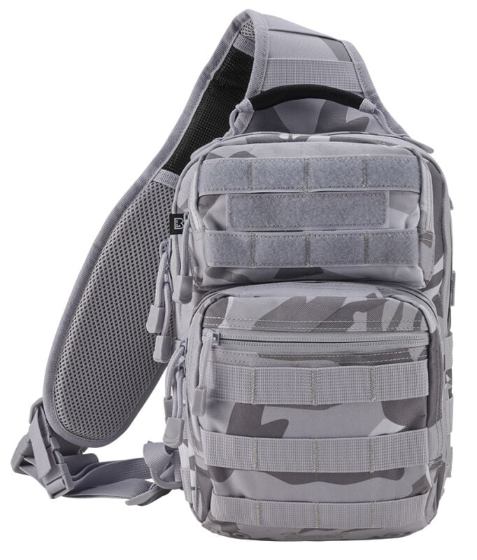 Sac à dos  de Brandit - US Cooper Sling Pack Medium Blizzard Camo - pour Unisexe - camouflage neige - Brandit