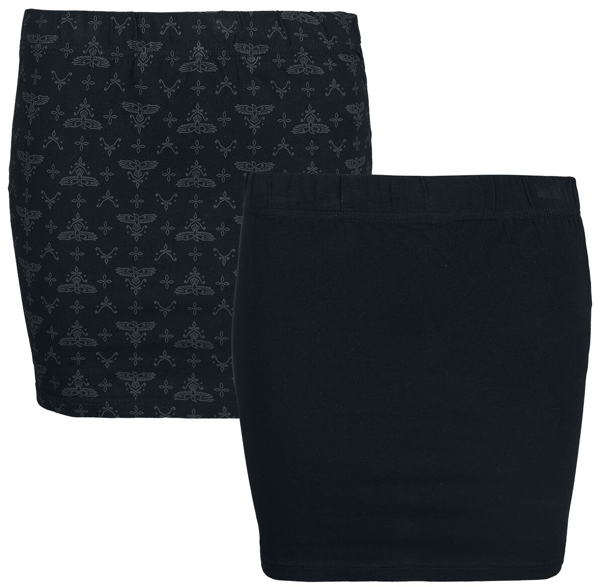 Jupe courte  de Black Premium by EMP - Mini-Jupes - Lot de 2 - S - pour Femme - noir - Black Premium by EMP