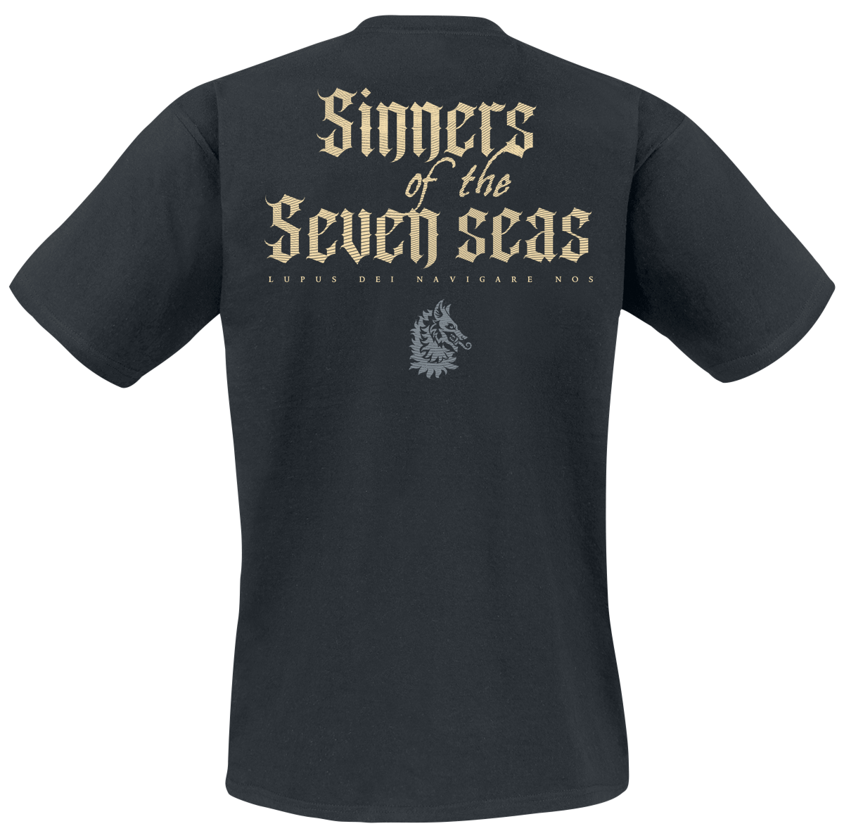 T-Shirt Manches courtes  de Powerwolf - Sinners Of The Seven Seas - S à 4XL - pour Homme - noir - Powerwolf - View 2