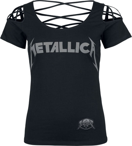 T-Shirt Manches courtes  de Metallica - EMP Signature Collection - S à XXL - pour Femme - noir - metallica
