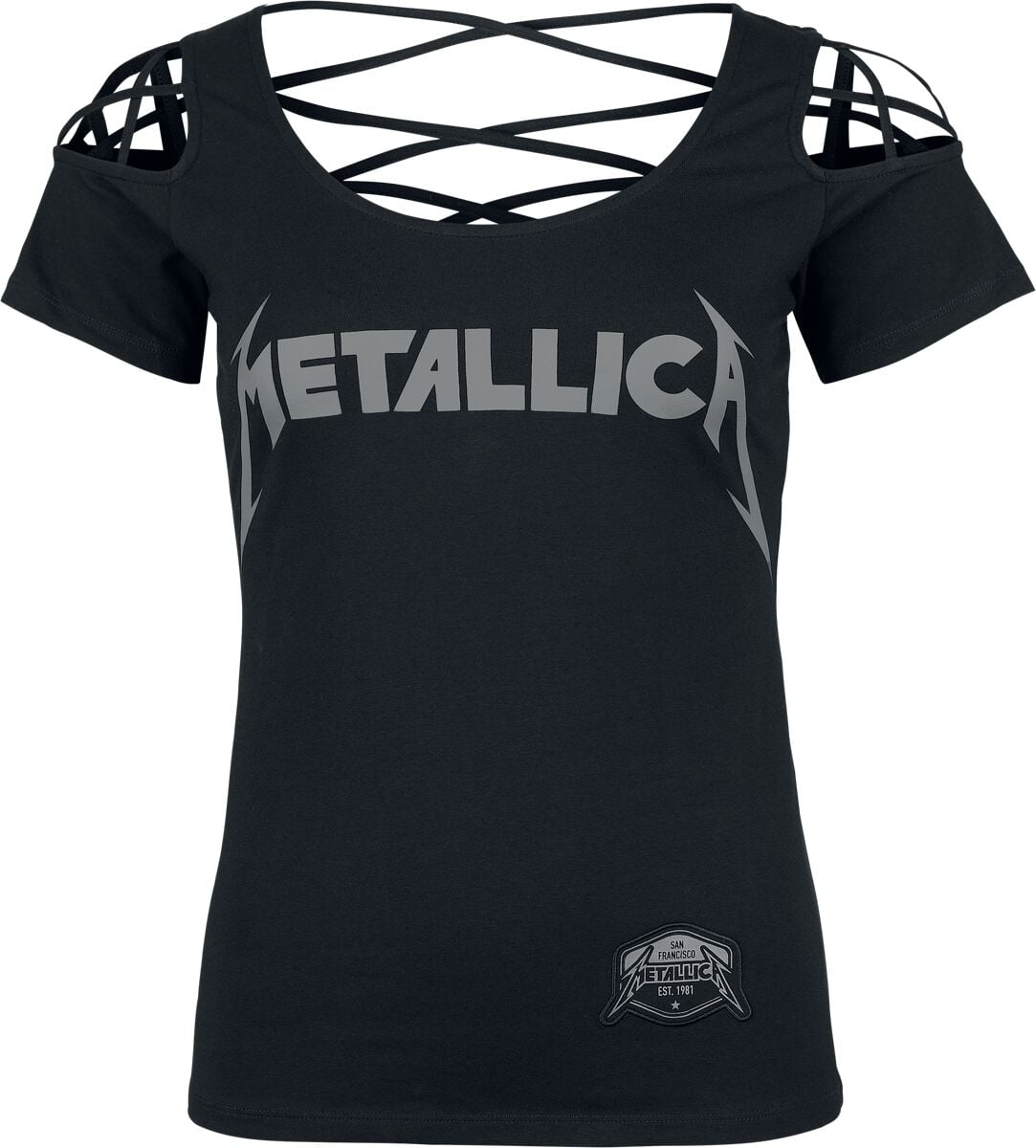 T-Shirt Manches courtes  de Metallica - EMP Signature Collection - S à XXL - pour Femme - noir - metallica