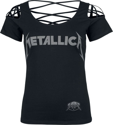 T-Shirt Manches courtes  de Metallica - EMP Signature Collection - S à XXL - pour Femme - noir - metallica