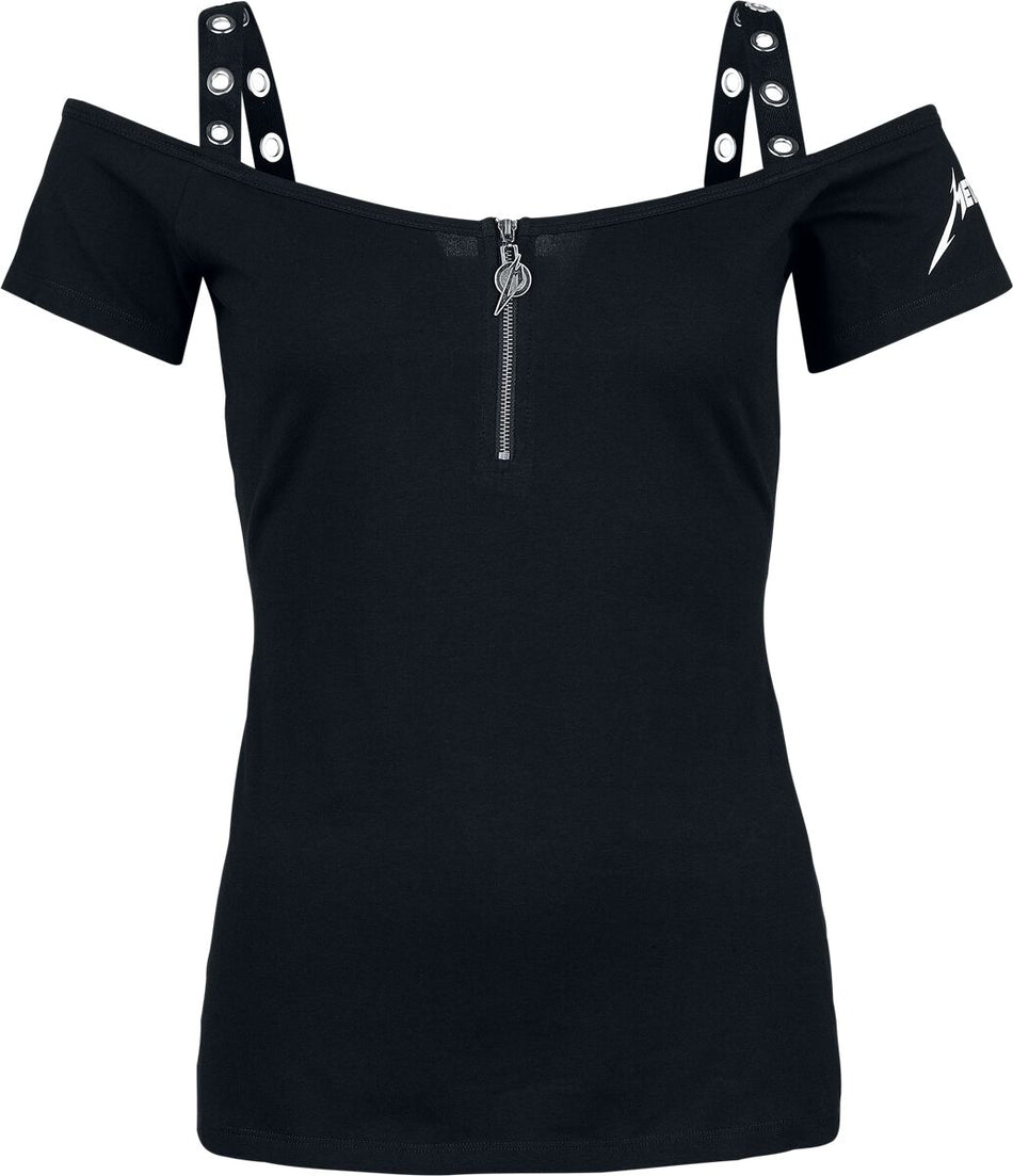 T-Shirt Manches courtes  de Metallica - EMP Signature Collection - S à XL - pour Femme - noir - metallica