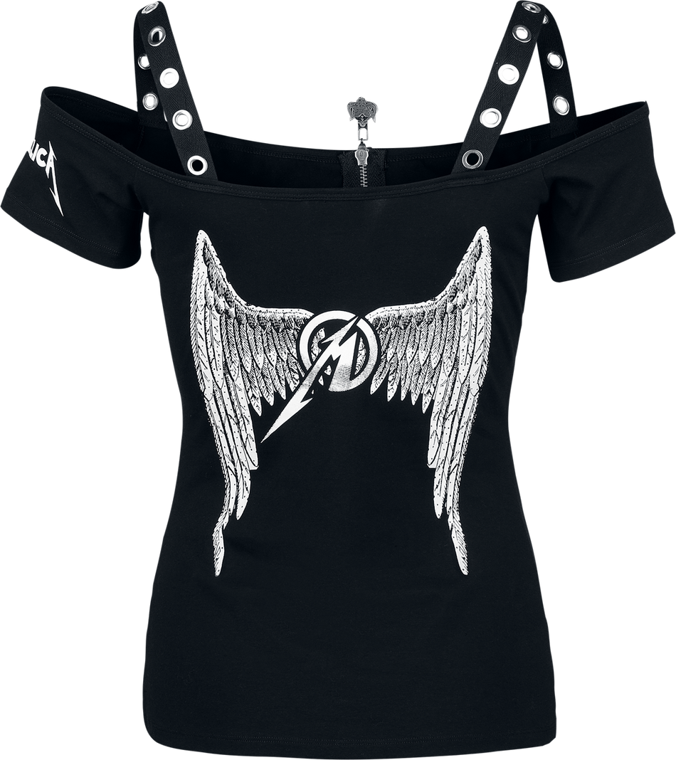 T-Shirt Manches courtes  de Metallica - EMP Signature Collection - S à XL - pour Femme - noir - metallica - View 2