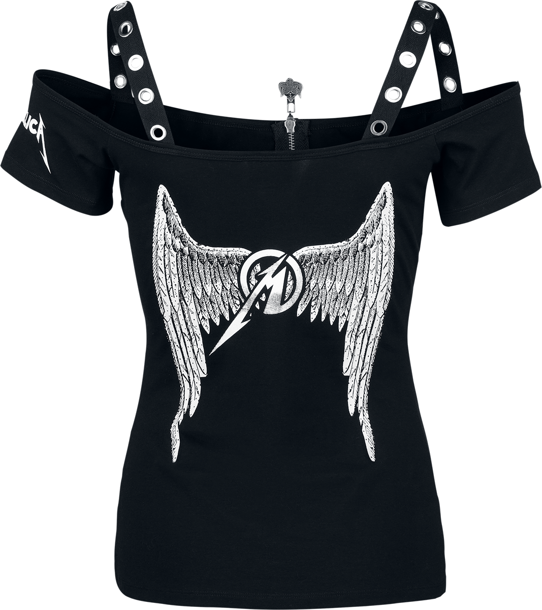 T-Shirt Manches courtes  de Metallica - EMP Signature Collection - S à XL - pour Femme - noir - metallica - View 2