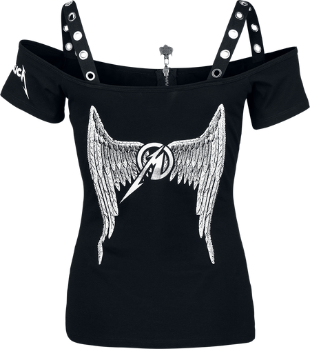 T-Shirt Manches courtes  de Metallica - EMP Signature Collection - S à XL - pour Femme - noir - metallica - View 2