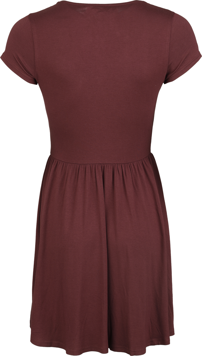 Robe courte  de RED by EMP - Dress in Caftan Stil - S à XXL - pour Femme - rouge foncé - RED by EMP - View 2