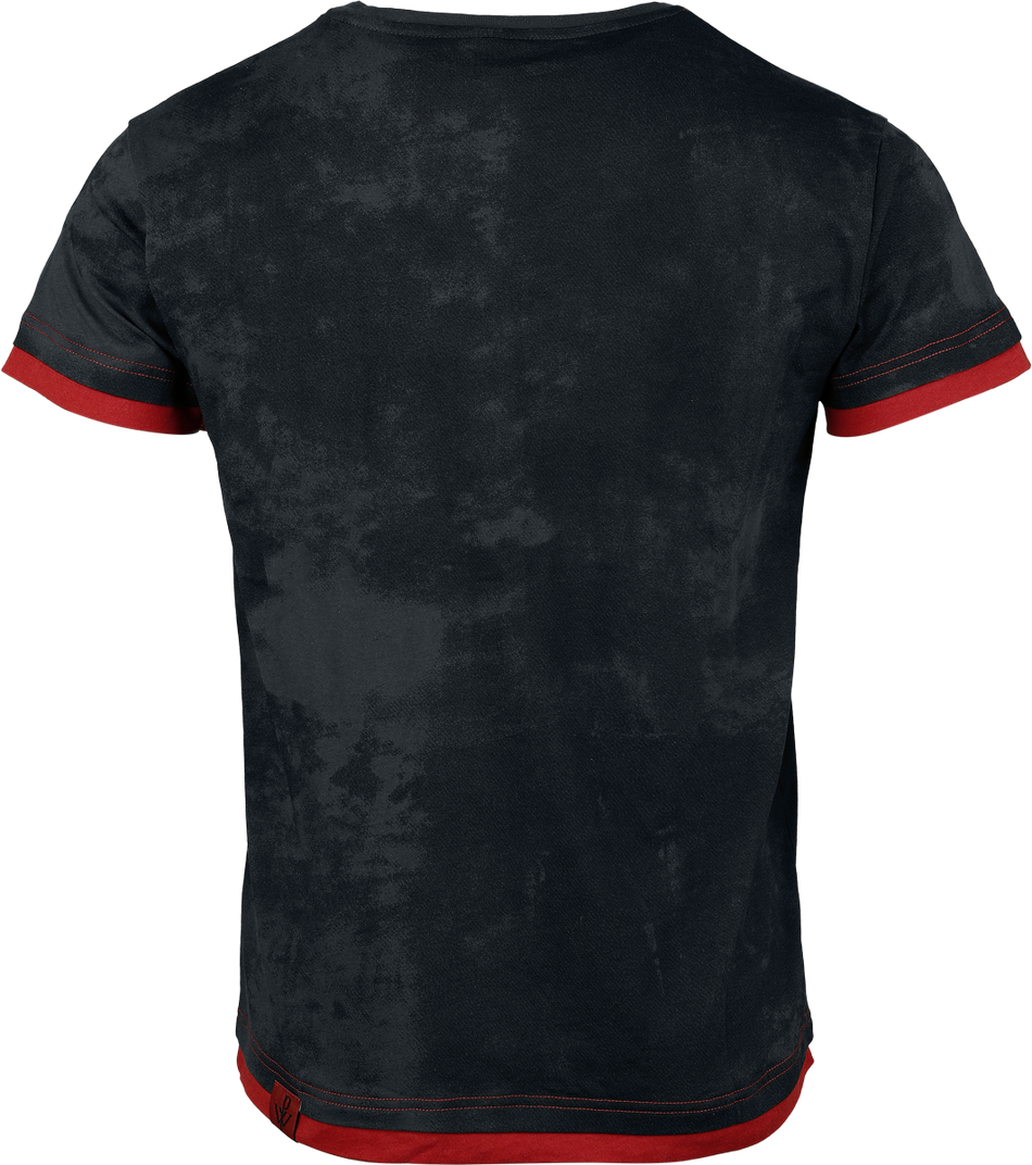 T-Shirt Manches courtes  de Powerwolf - EMP Signature Collection - S à L - pour Homme - gris foncé/rouge - Powerwolf - View 2