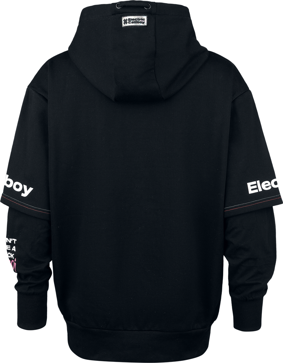Sweat-shirt zippé à capuche  de Electric Callboy - EMP Signature Collection - XS à XXL - pour Femme - noir - Electric Callboy - View 2