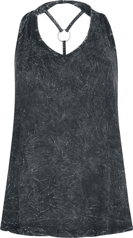 Top  de Black Premium by EMP - Ella - S à XXL - pour Femme - gris foncé - Black Premium by EMP