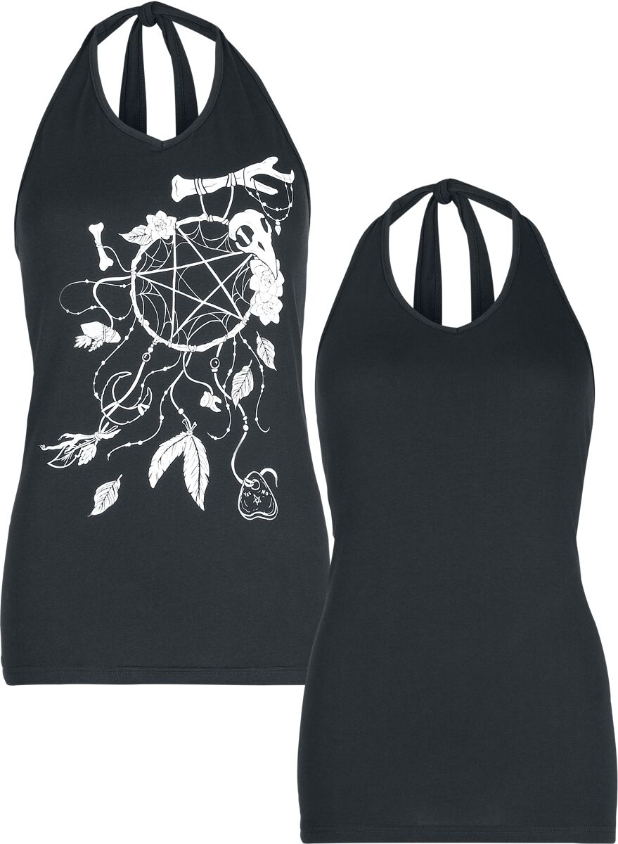 Débardeur Gothic de Gothicana by EMP - Débardeurs - Lot de 2 - S à XXL - pour Femme - noir - Gothicana by EMP