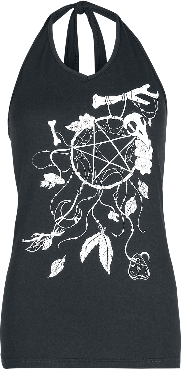 Débardeur Gothic de Gothicana by EMP - Débardeurs - Lot de 2 - S à XXL - pour Femme - noir - Gothicana by EMP - View 2