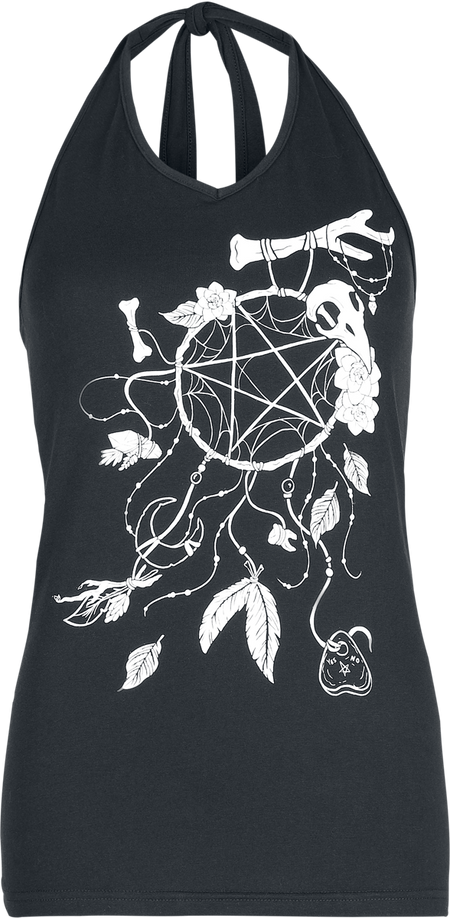 Débardeur Gothic de Gothicana by EMP - Débardeurs - Lot de 2 - S à XXL - pour Femme - noir - Gothicana by EMP - View 2