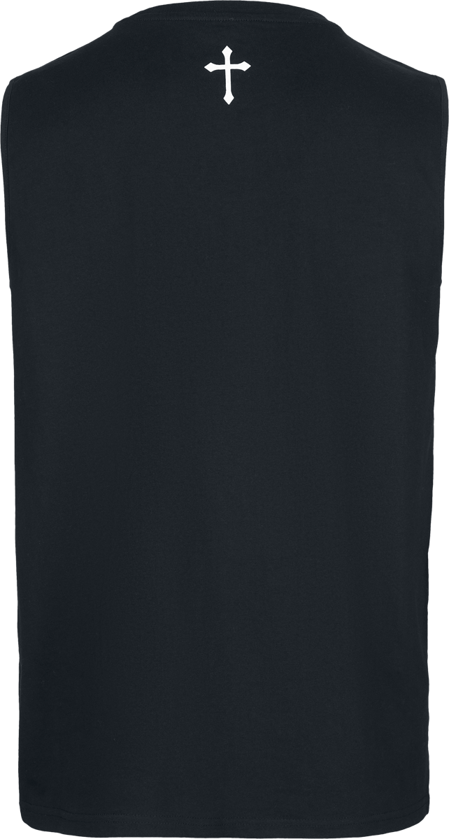 Débardeur  de Gothicana by EMP - Corbeau avec Crâne & Littérature - Débardeur - S à L - pour Homme - noir - Gothicana by EMP - View 2